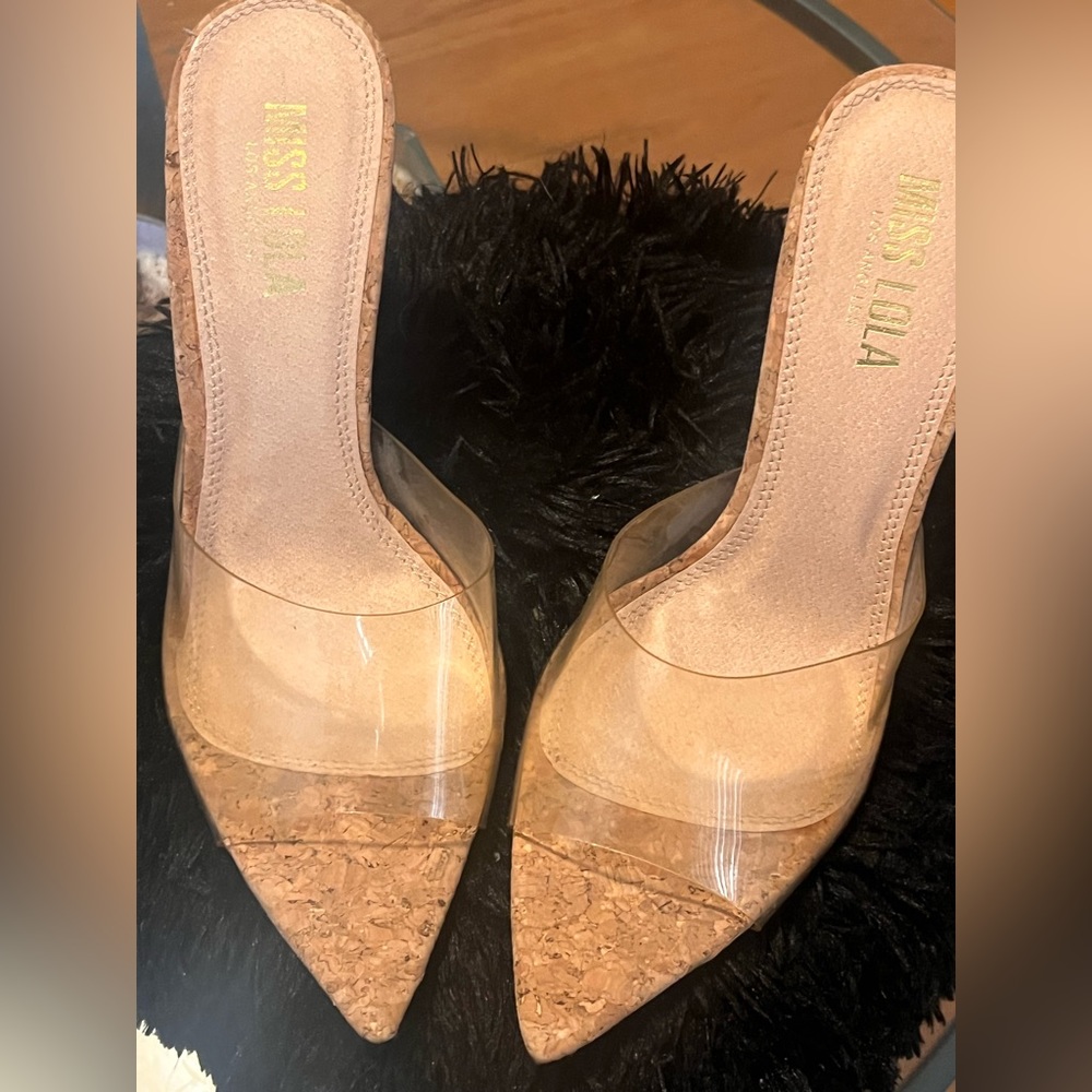 Miss Lola cork heels